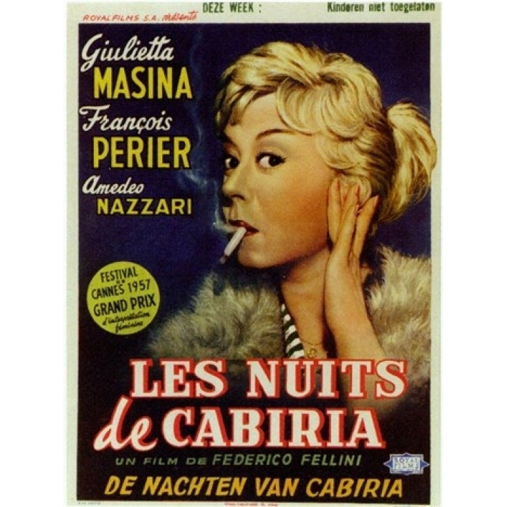 Nights of Cabiria Movie Poster (11 x 17) - Item MOV202620 Image 1