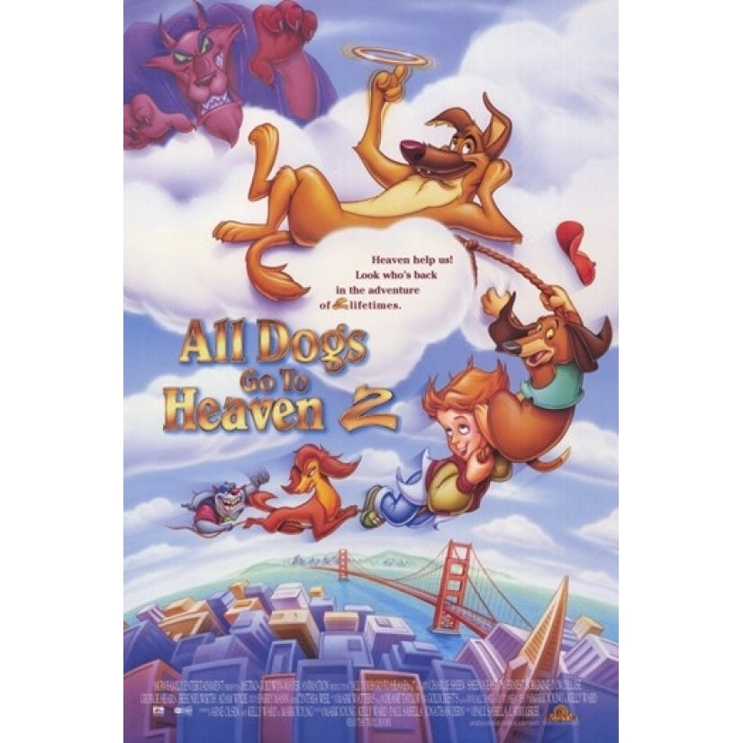 All Dogs Go to Heaven 2 Movie Poster (11 x 17) - Item MOV203224 Image 1