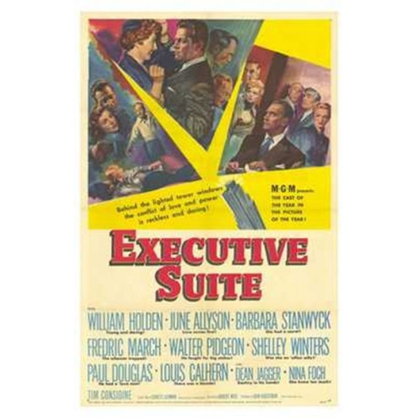 Executive Suite Movie Poster (11 x 17) - Item MOV205351 Image 1