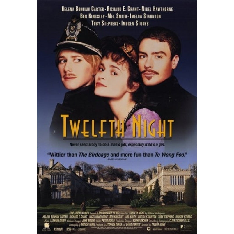 Twelfth Night Movie Poster (11 x 17) - Item MOV215977 Image 1