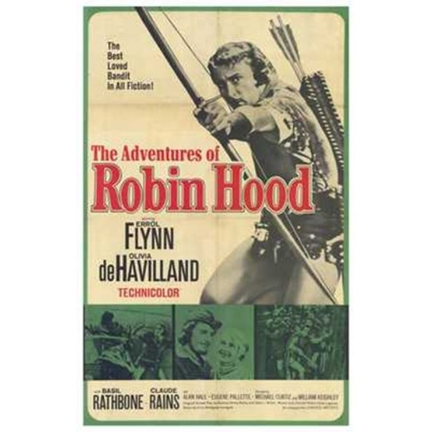 The Adventures of Robin Hood Movie Poster (11 x 17) - Item MOV216160 Image 1