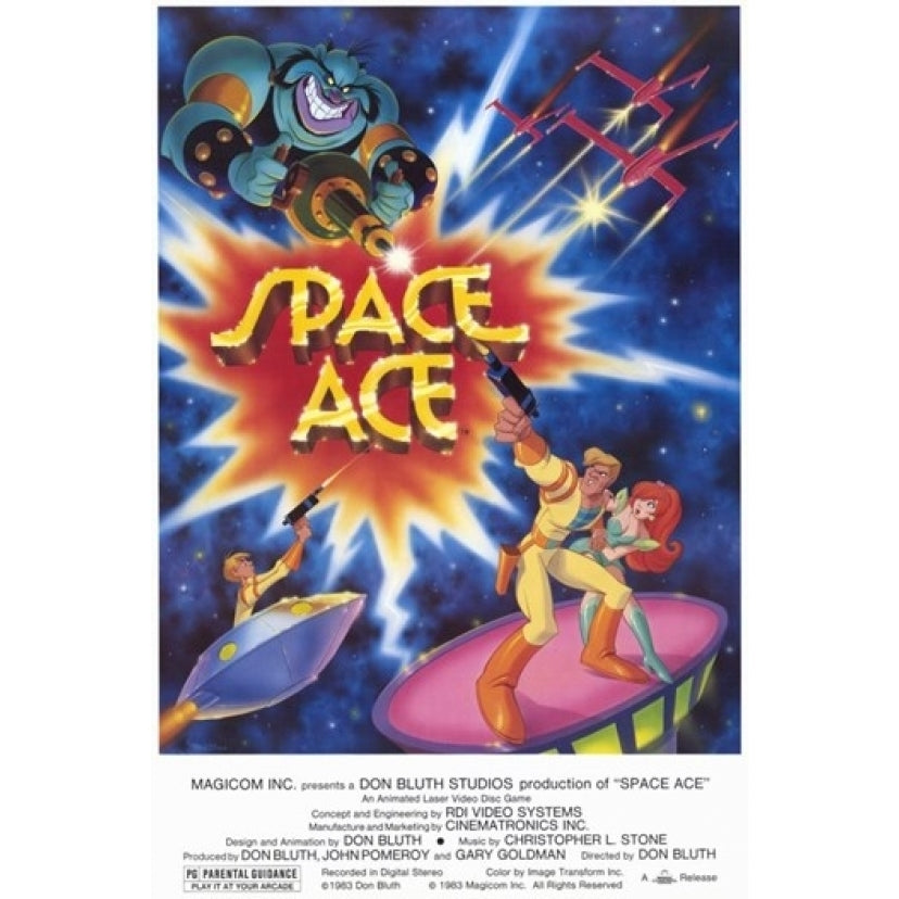 Space Ace - Video Game Movie Poster (11 x 17) - Item MOV232925 Image 1