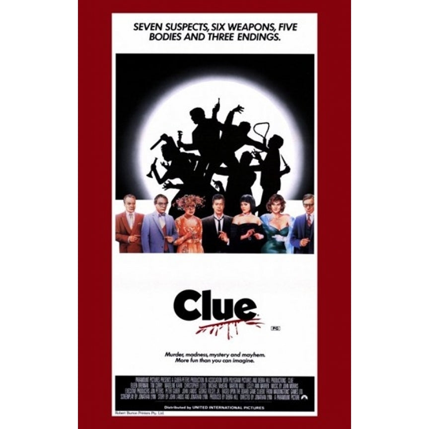 Clue Movie Poster (11 x 17) - Item MOV234952 Image 1