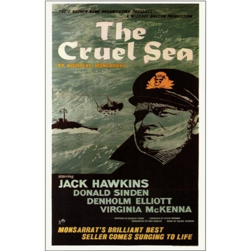 The Cruel Sea Movie Poster (11 x 17) - Item MOV242357 Image 1