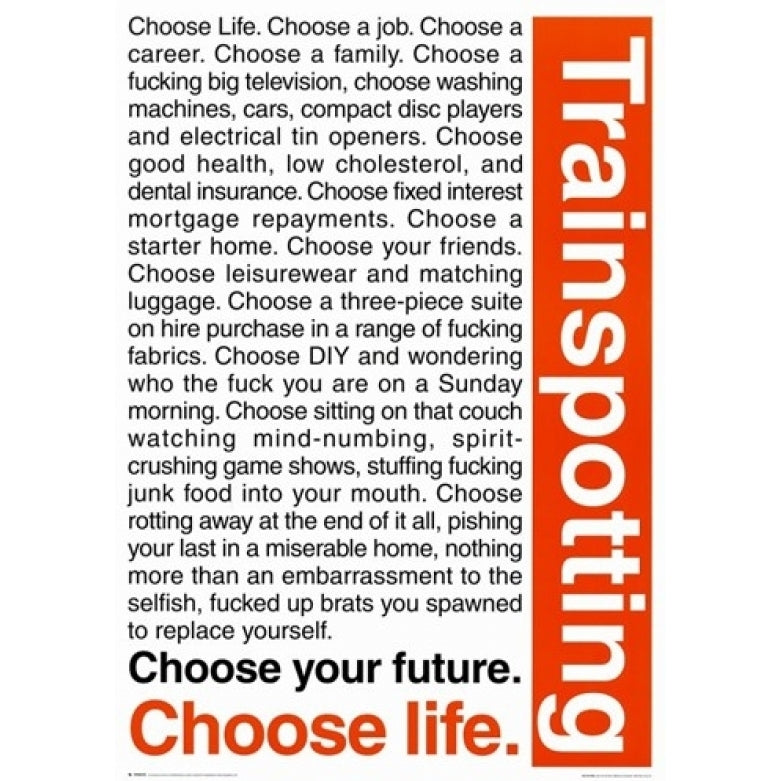 Trainspotting Movie Poster (11 x 17) - Item MOV242920 Image 1