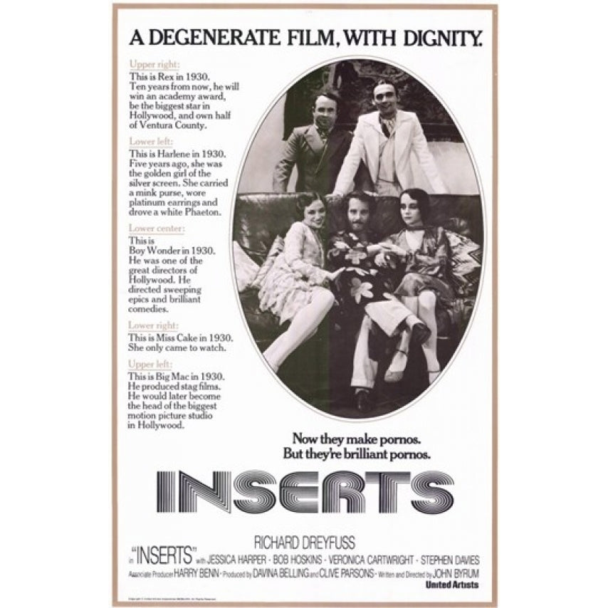 Inserts Movie Poster (11 x 17) - Item MOV243215 Image 1