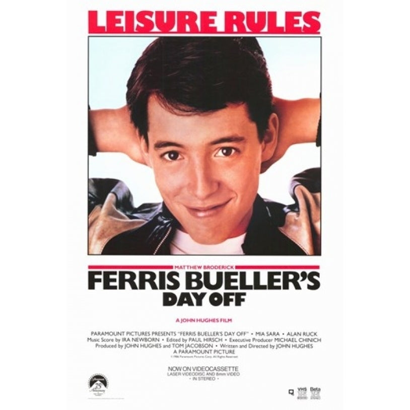 Ferris Buellers Day Off Movie Poster (11 x 17) - Item MOV244206 Image 1