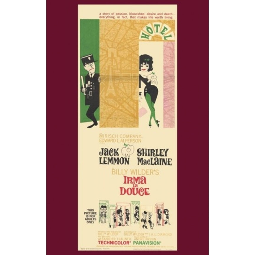 Irma La Douce Movie Poster (11 x 17) - Item MOV248027 Image 1