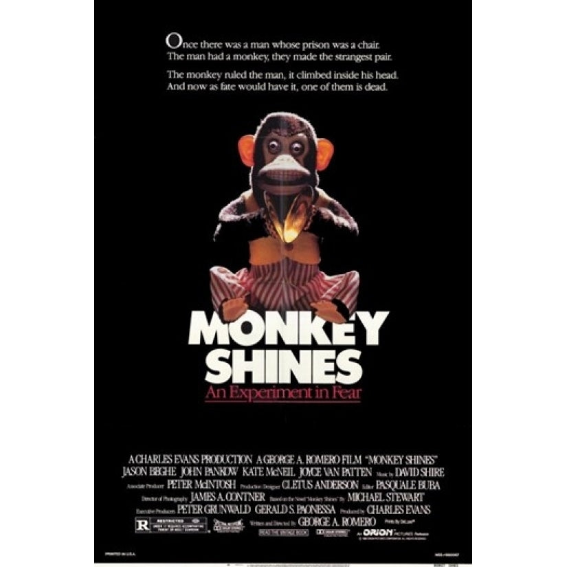 Monkeyshines Movie Poster (11 x 17) - Item MOV248208 Image 1