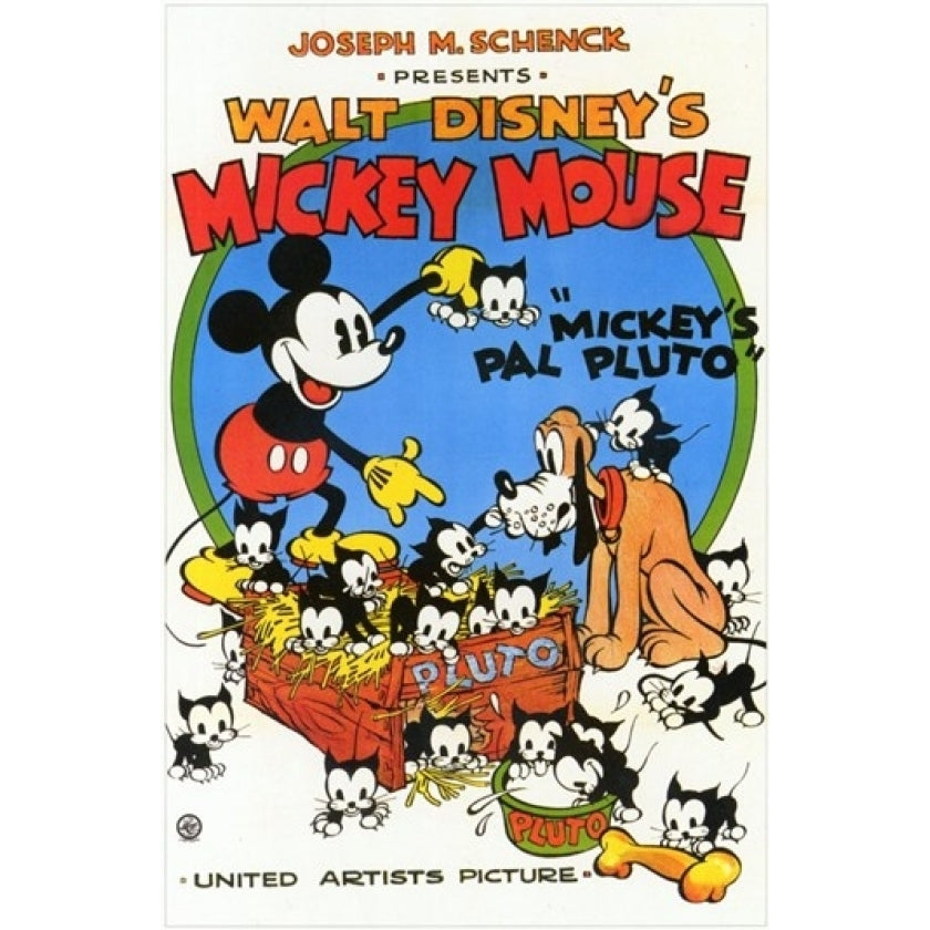 Mickeys Pal Pluto Movie Poster (11 x 17) - Item MOV250243 Image 1