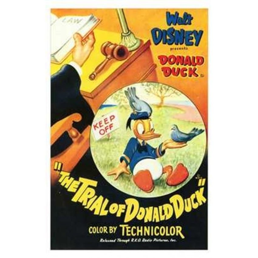 Trial of Donald Duck Movie Poster (11 x 17) - Item MOV250613 Image 1