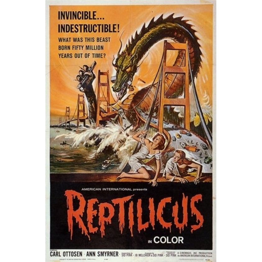 Reptilicus Movie Poster (11 x 17) - Item MOV251928 Image 1