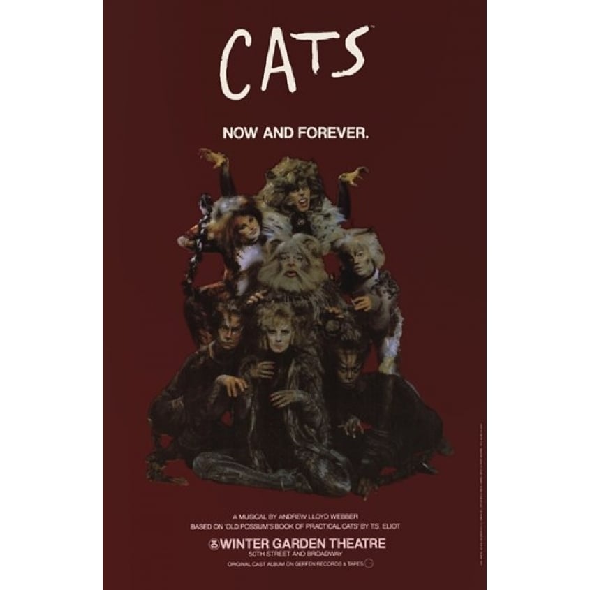 Cats (Broadway) - style B Movie Poster (11 x 17) - Item MOV253792 Image 1