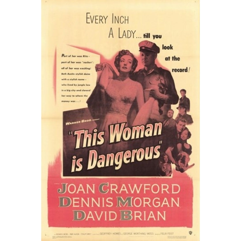 This Woman is Dangerous Movie Poster (11 x 17) - Item MOV254147 Image 1