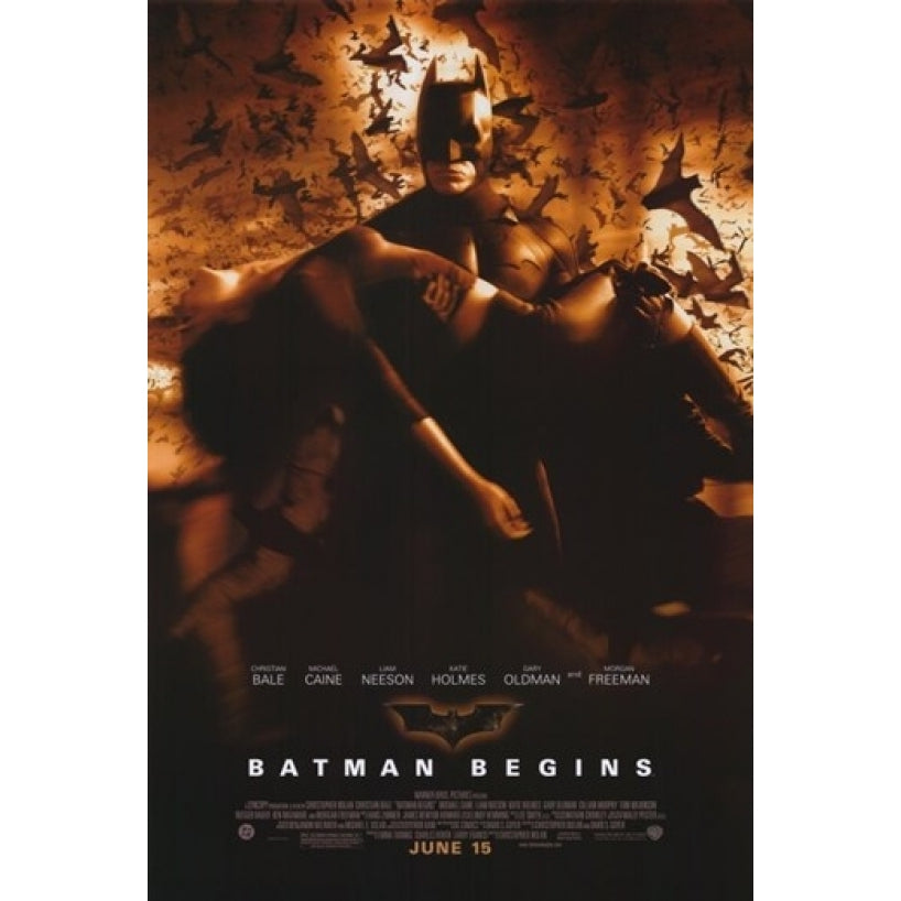 Batman Begins Movie Poster (11 x 17) Image 1