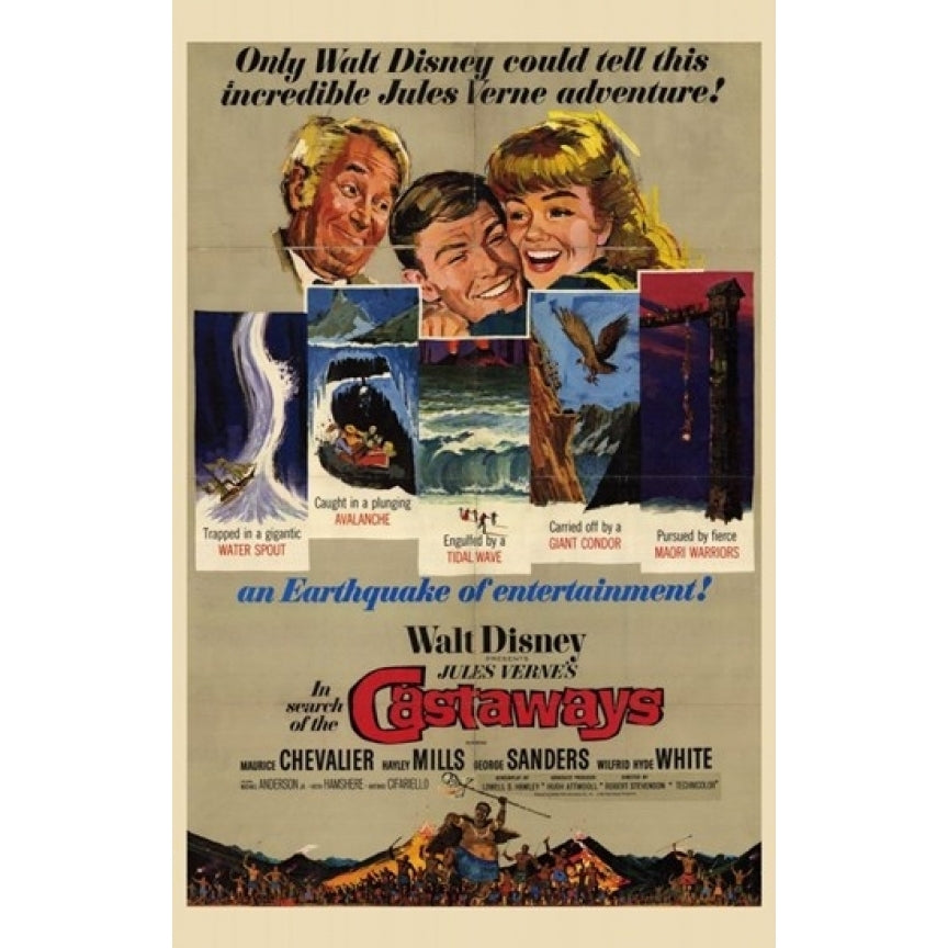 in Search of the Castaways Movie Poster (11 x 17) - Item MOV264321 Image 1