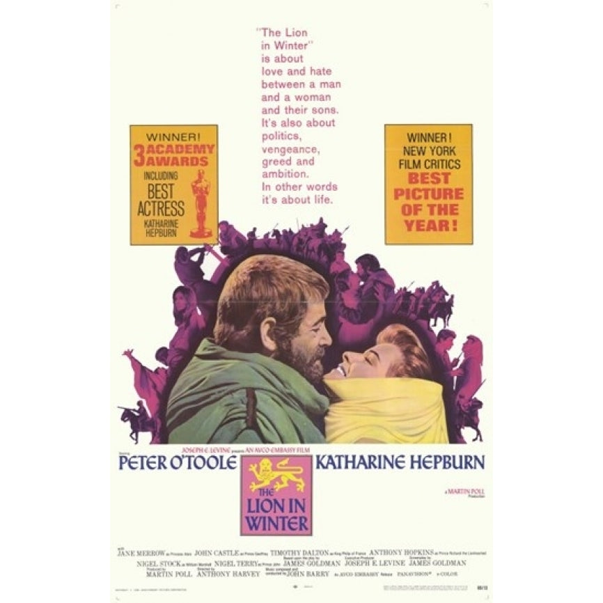 Lion in Winter Movie Poster (11 x 17) - Item MOV292961 Image 1