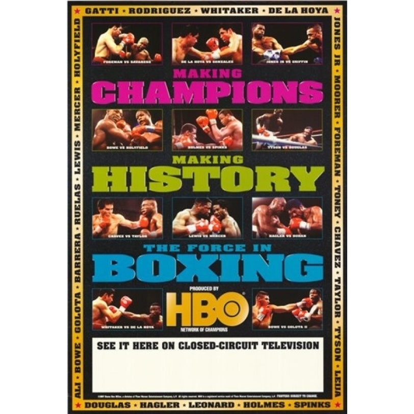 The Force in Boxing Movie Poster (11 x 17) - Item MOV295524 Image 1