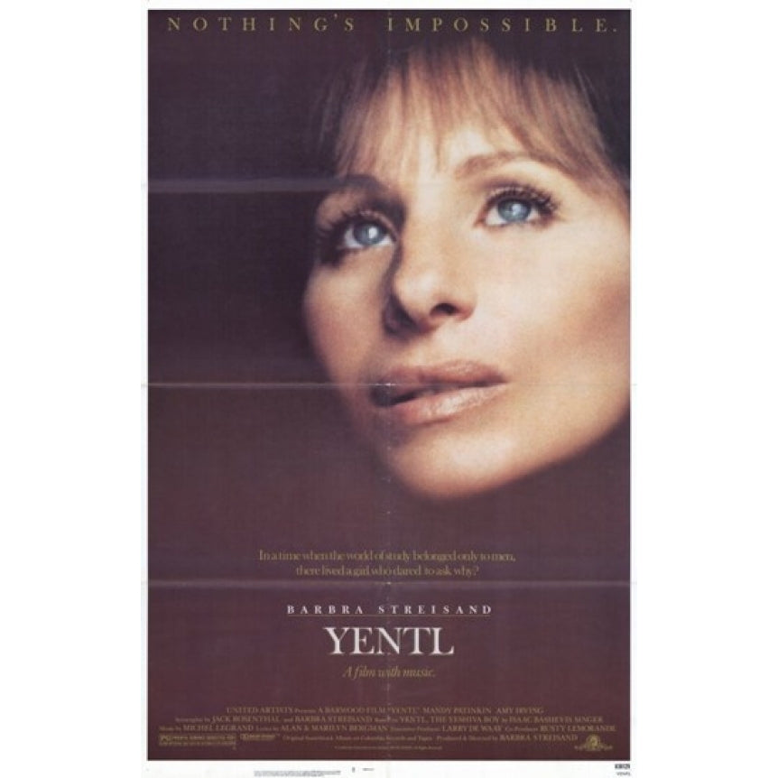 Yentl Movie Poster (11 x 17) - Item MOV294651 Image 1