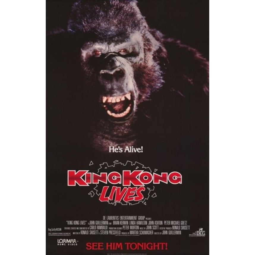 King Kong Lives Movie Poster (11 x 17) - Item MOV297696 Image 1