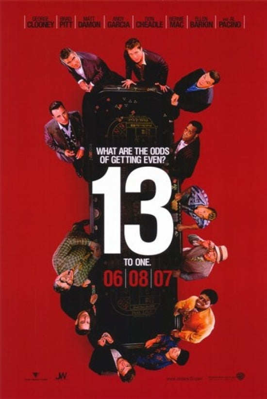 Oceans Thirteen (Red) Movie Poster (11 x 17) - Item MOV397451 Image 1