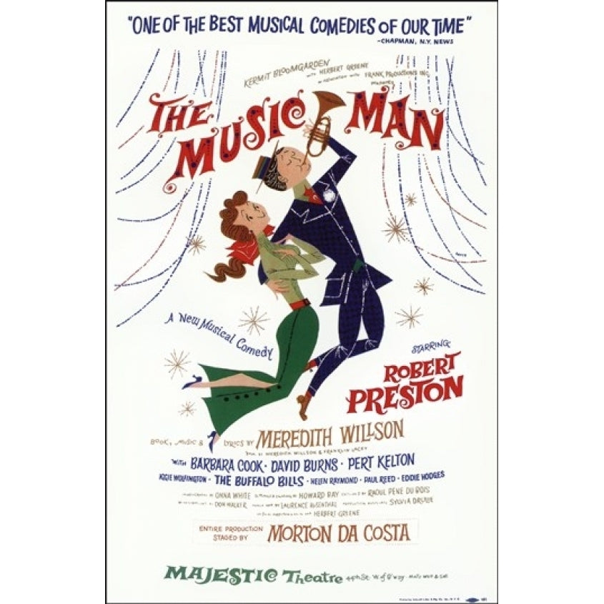 The (Broadway) Music Man Movie Poster (11 x 17) - Item MOV407234 Image 1