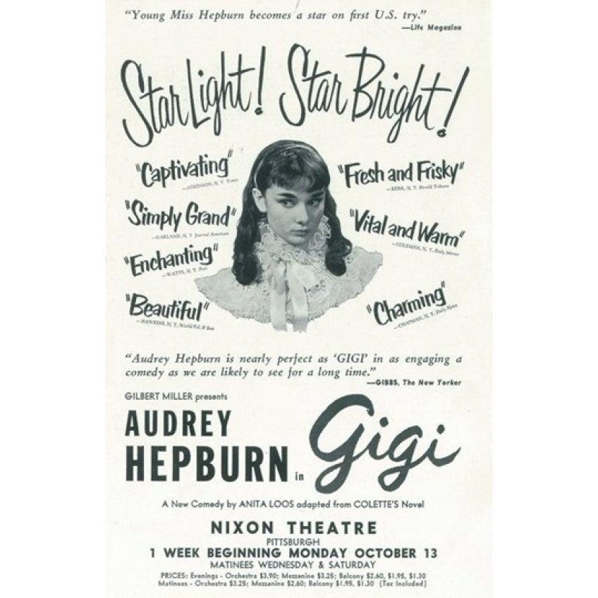 Gigi (Broadway) Movie Poster (11 x 17) - Item MOV409260 Image 1