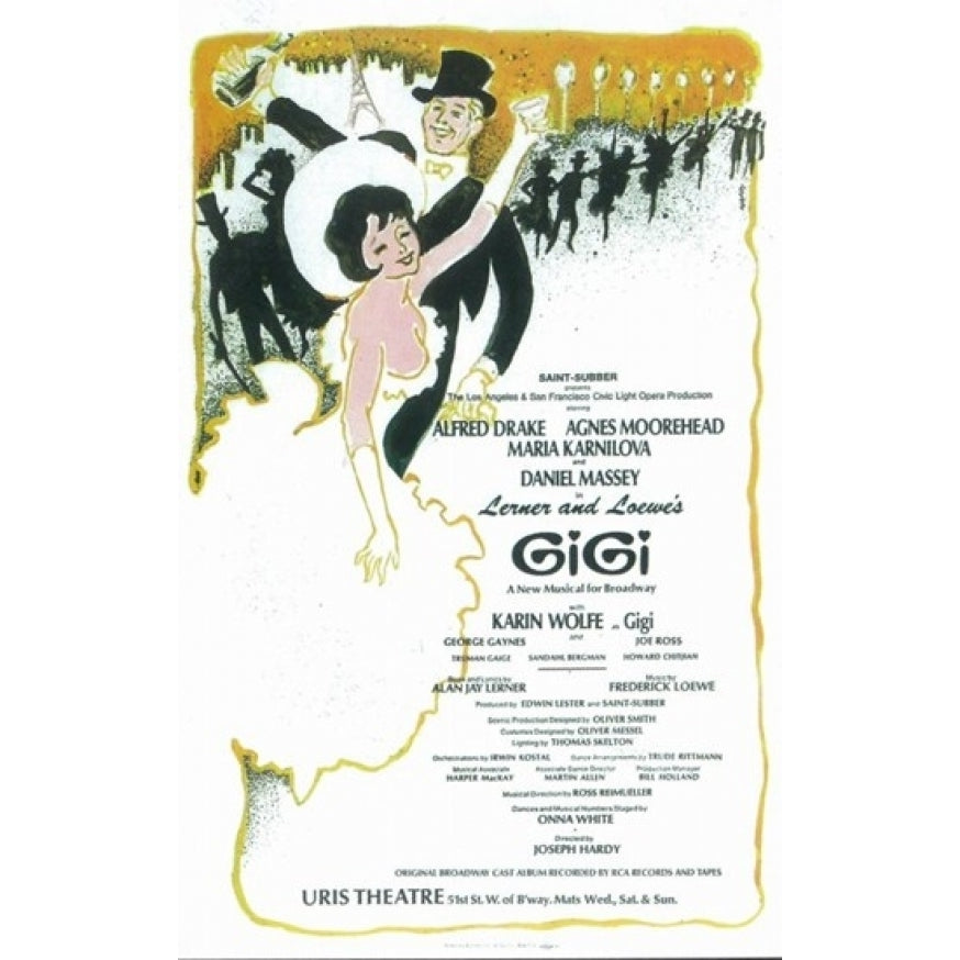 Gigi (Broadway) Movie Poster (11 x 17) - Item MOV409261 Image 1