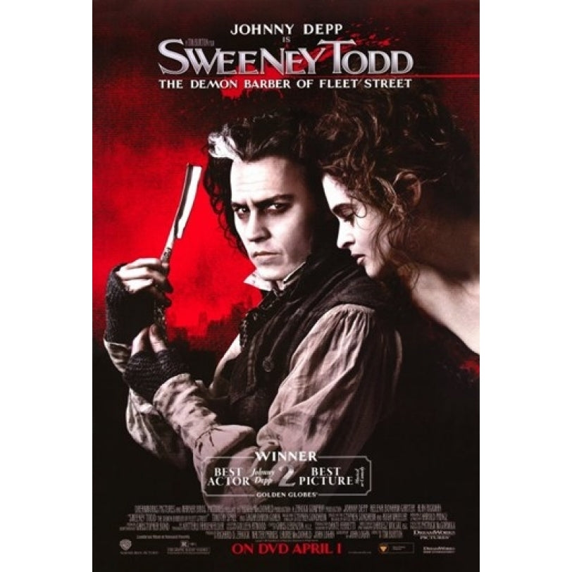 Sweeney Todd The Demon Barber of Fleet Street Movie Poster (11 x 17) - Item MOV409707 Image 1