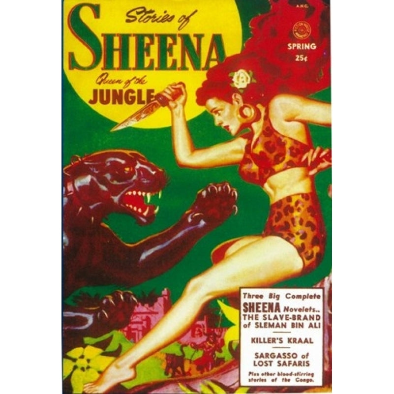 Sheena Queen of The Jungle (Pulp) Movie Poster (11 x 17) - Item MOV409831 Image 1