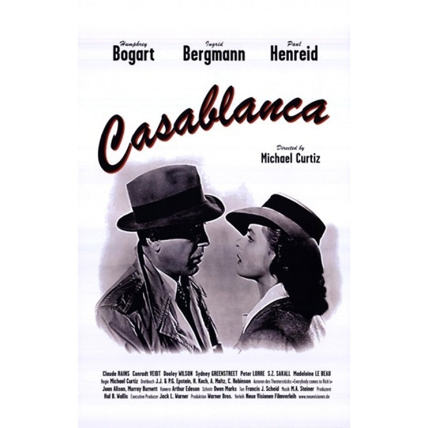 Casablanca Movie Poster (11 x 17) - Item MOV417327 Image 1