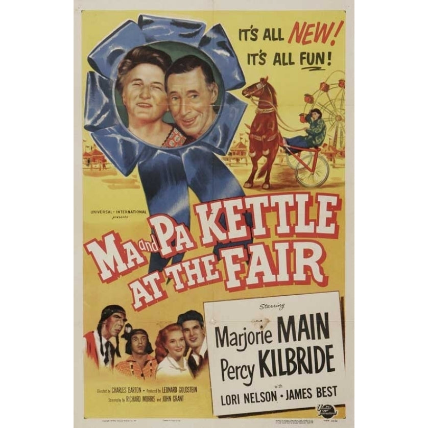 Ma and Pa Kettle at the Fair Movie Poster (11 x 17) - Item MOVAB02304 Image 1