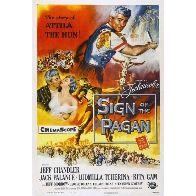 Sign of the Pagan Movie Poster (11 x 17) - Item MOVAB10843 Image 1