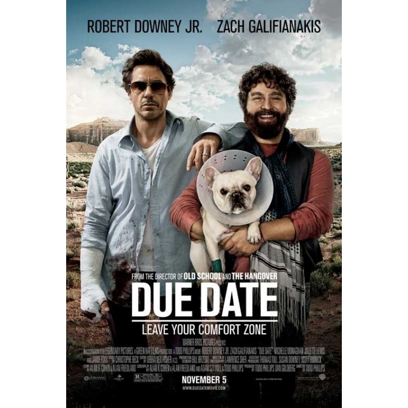 Due Date Movie Poster Print (27 x 40) - Item MOVAB09021 Image 1