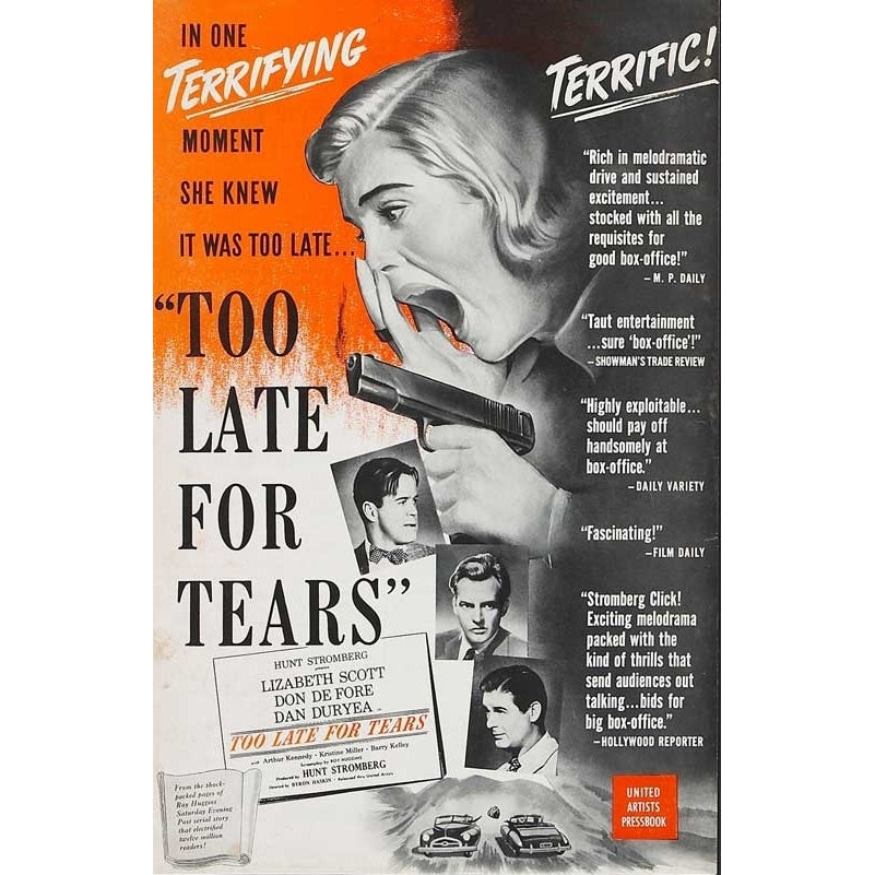 Too Late for Tears Movie Poster (11 x 17) - Item MOVAB17063 Image 1