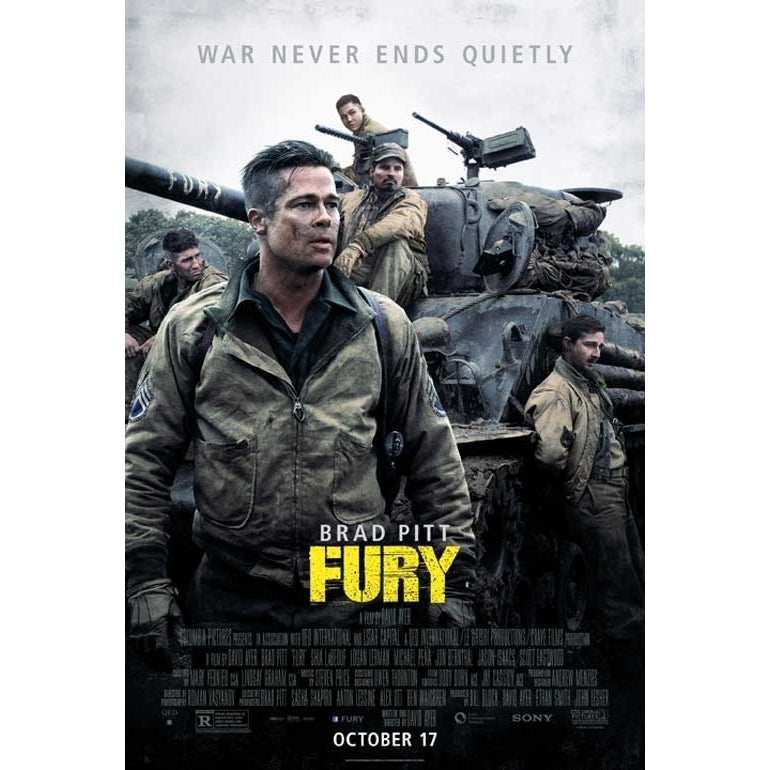 Fury Movie Poster Print (27 x 40) - Item MOVAB18145 Image 1