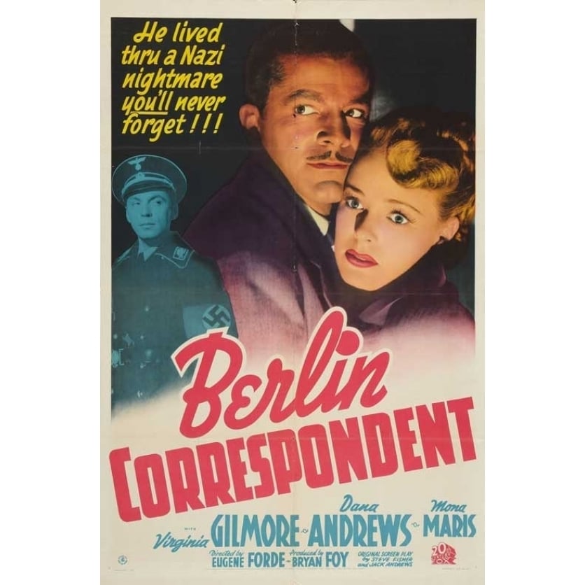 Berlin Correspondent Movie Poster Print (27 x 40) - Item MOVAB24304 Image 1