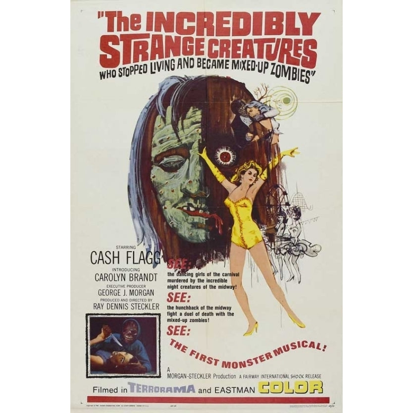 The Incredibly Strange Creature: Or Why I Stopped Living and Became a Mixed-up Zombie Movie Poster Print (27 x 40) - Image 1