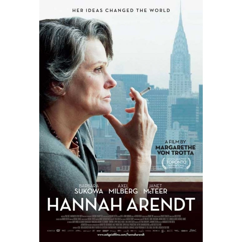 Hannah Arendt Movie Poster Print (27 x 40) - Item MOVAB40015 Image 1