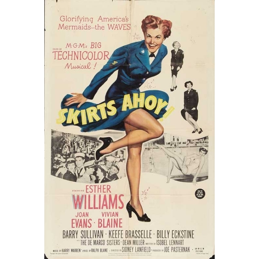 Skirts Ahoy Movie Poster Print (27 x 40) - Item MOVAB44553 Image 1