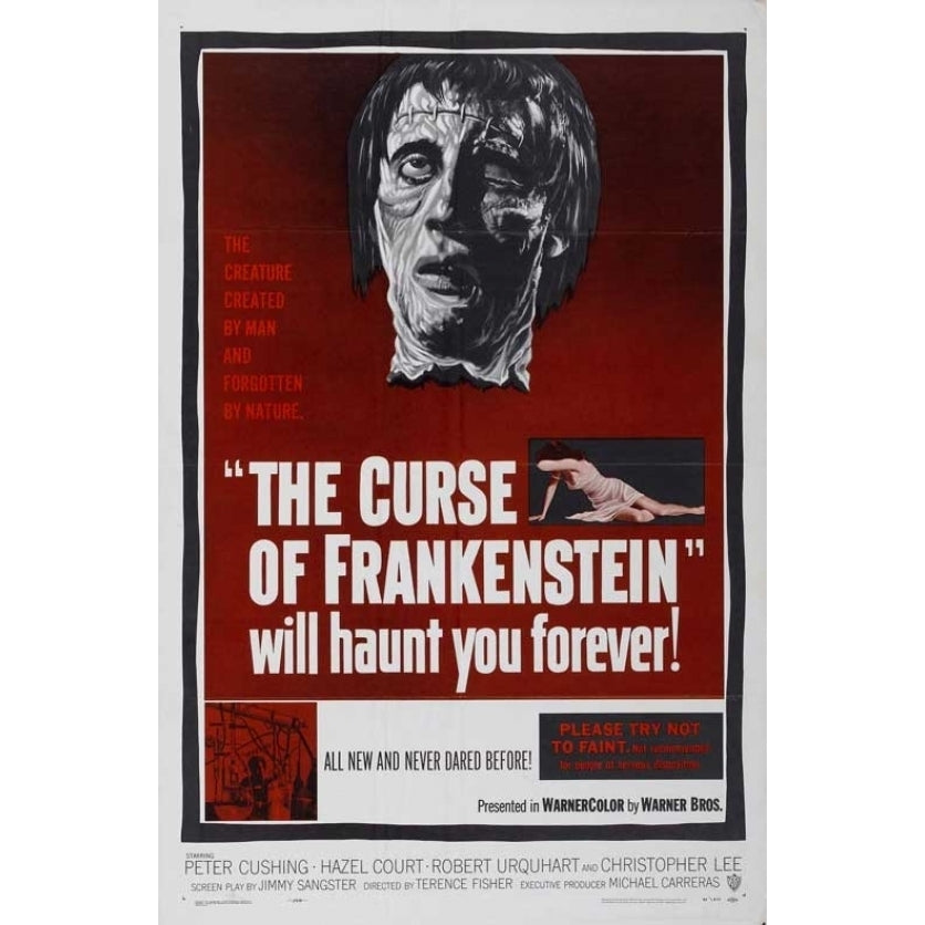 The Curse of Frankenstein Movie Poster (11 x 17) - Item MOVAB49680 Image 1