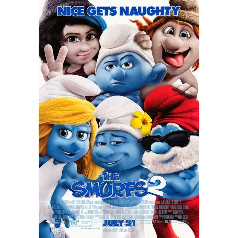 The Smurfs 2 Movie Poster (11 x 17) - Item MOVAB52115 Image 1