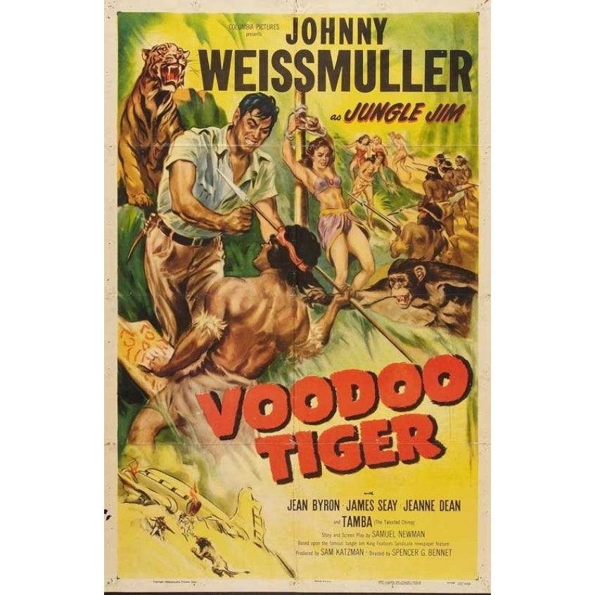 Voodoo Tiger Movie Poster Print (27 x 40) - Item MOVAB52021 Image 1