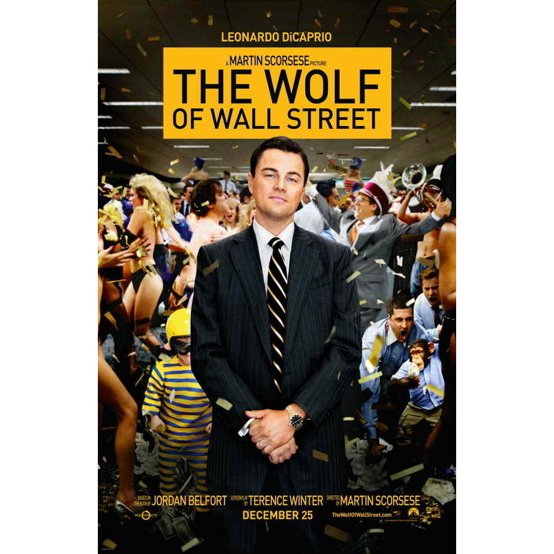 The Wolf of Wall Street Movie Poster Print (11 x 17) - Item MOVAB54835 Image 1