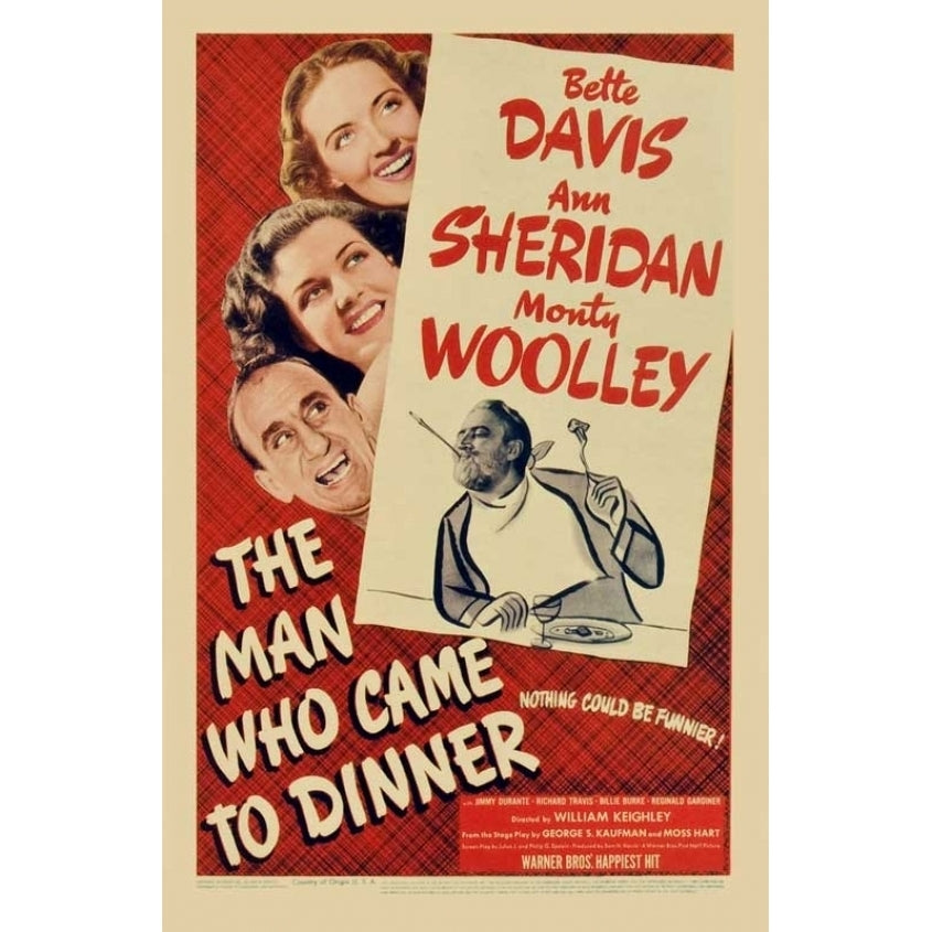 The Man Who Came to Dinner Movie Poster (11 x 17) - Item MOVAB73404 Image 1