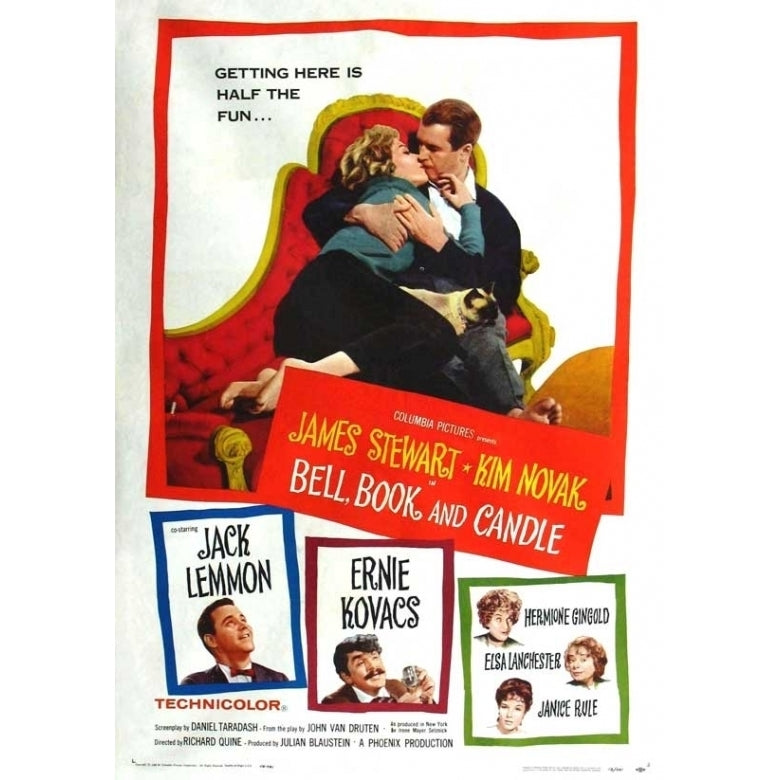 Bell Book and Candle Movie Poster (11 x 17) - Item MOVAB77740 Image 1