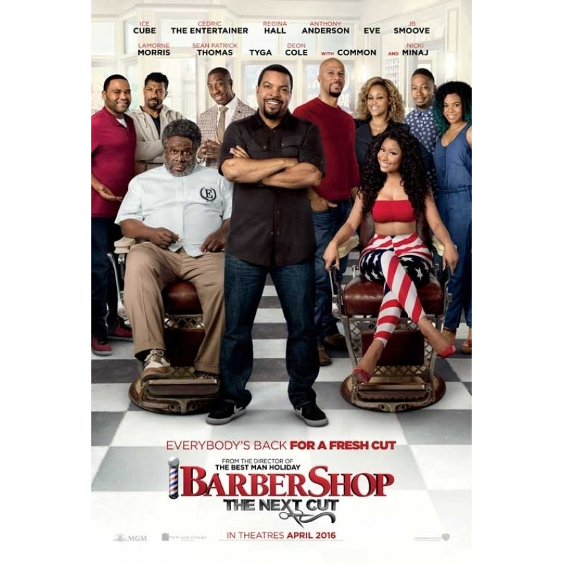 Barbershop The Next Cut Movie Poster (27 x 40) - Item MOVAB90645 Image 1