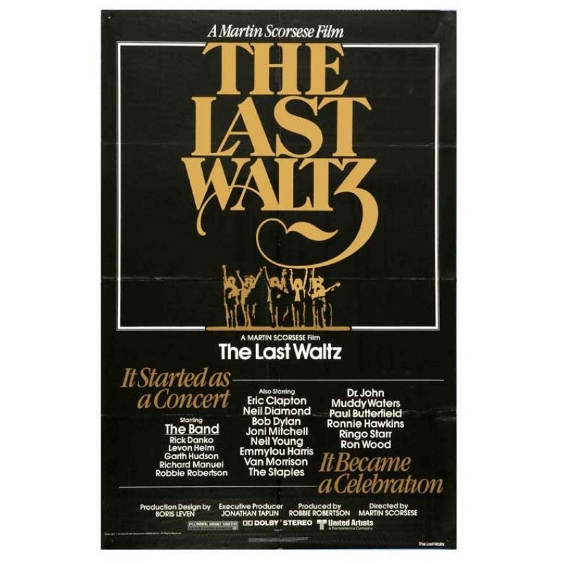 The Last Waltz Movie Poster (11 x 17) - Item MOVAB99663 Image 1