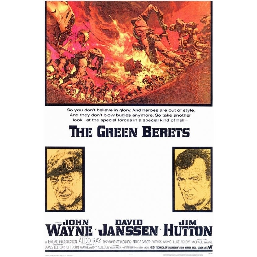 The Green Berets Movie Poster (11 x 17) - Item MOVAC3883 Image 1