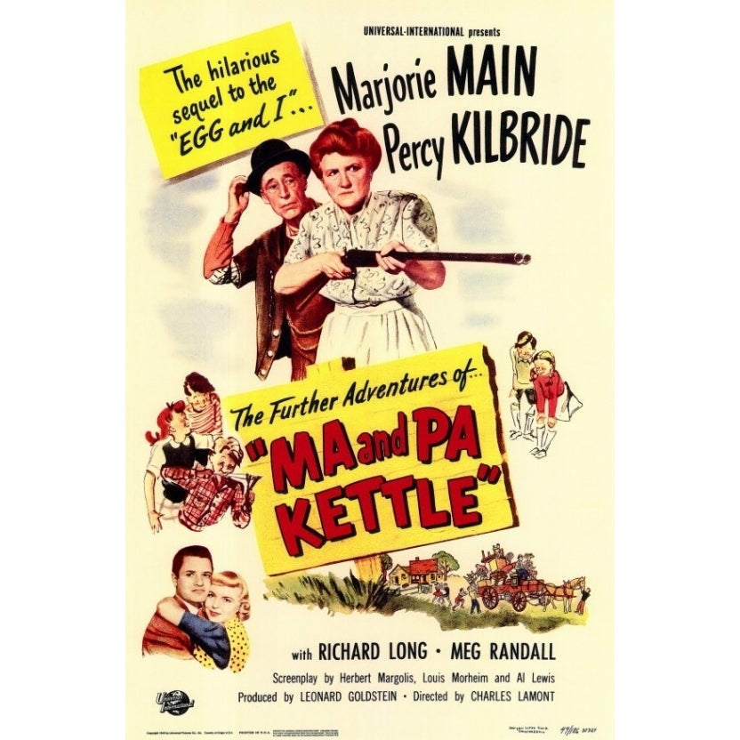 Ma and Pa Kettle Movie Poster (11 x 17) - Item MOVAC6871 Image 1